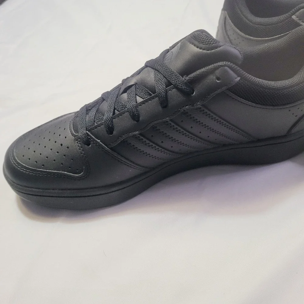 Adidas Mens HOOPS Low Shoes Size 9.5 Black Classic Basketball Sneakers
